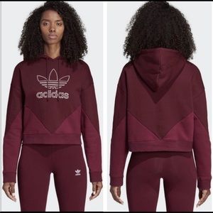 Adidas cropped hoodie